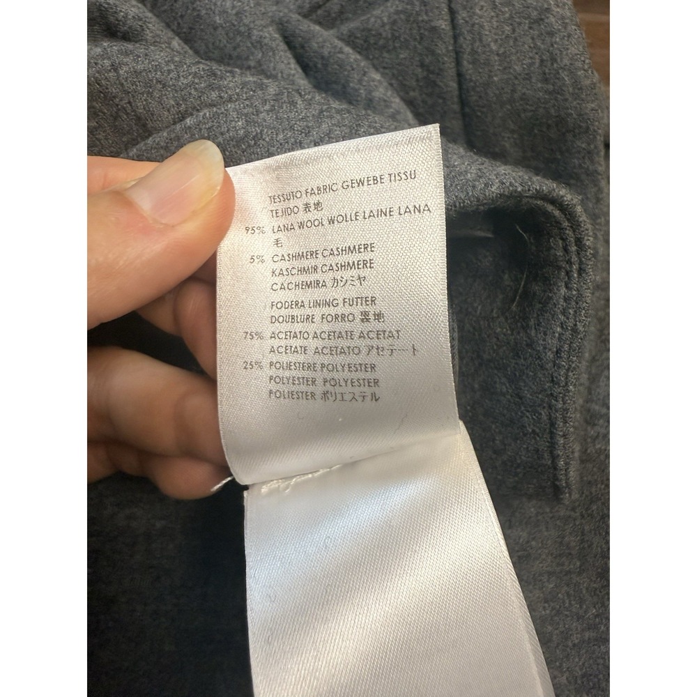 Gucci Pencil Skirt Wool Cashmere Knee Length Lined | Gray | Size IT 38 US XS - Picture 7 of 10
